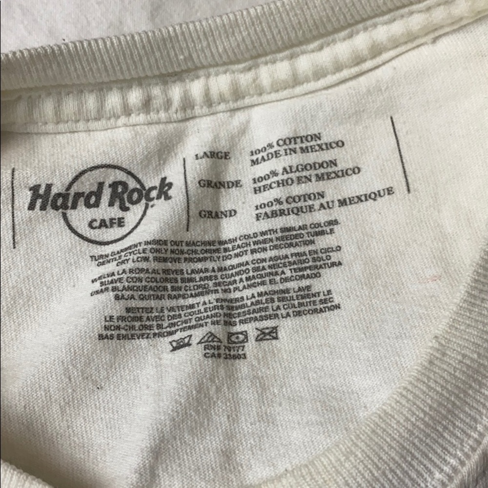 VTG Hard Rock #327 Las Vegas Strip Graphic T Shirt - Picture 7 of 7